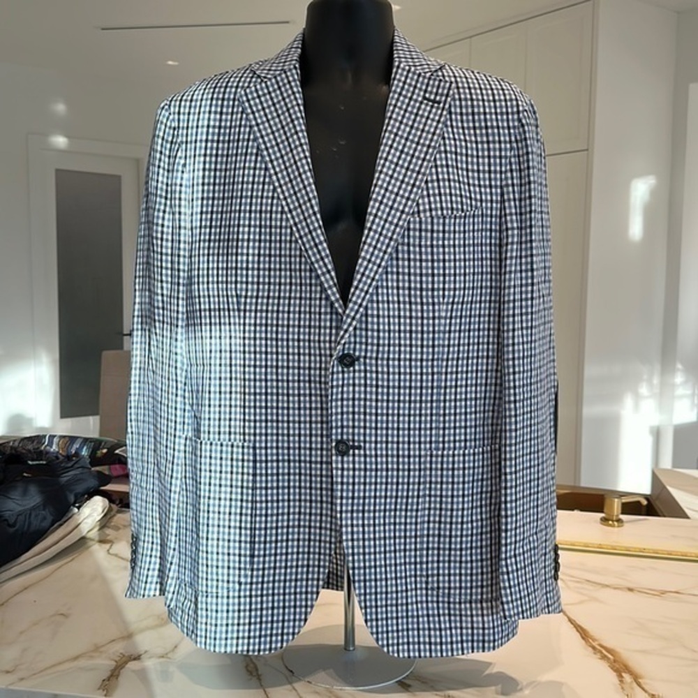 Acquaviva linen blazer